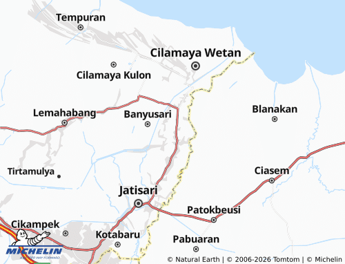 Carte MICHELIN Gempol - ViaMichelin