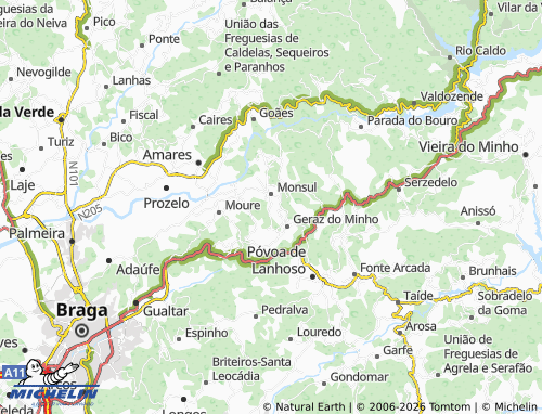 MICHELIN Real map - ViaMichelin