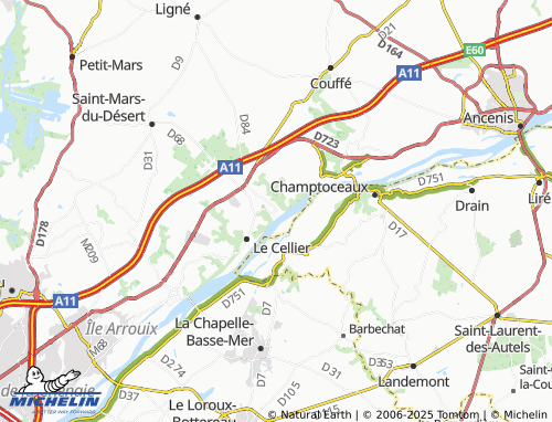 Carte MICHELIN Vandel - ViaMichelin