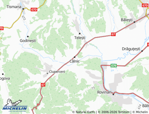 MICHELIN Câlnic map - ViaMichelin