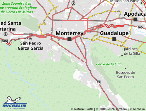 MICHELIN Aqua map - ViaMichelin