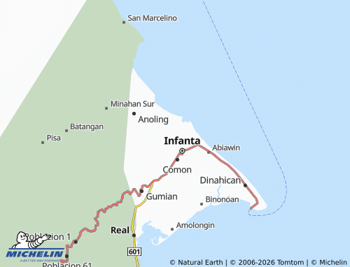 MICHELIN Banglos map - ViaMichelin