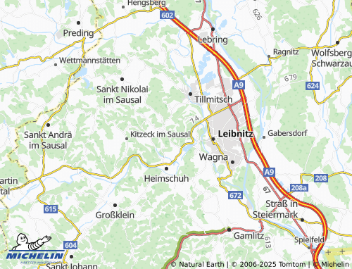 MICHELIN Kittenberg map - ViaMichelin