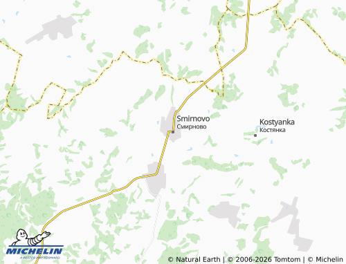 MICHELIN-Landkarte Smirnovo - ViaMichelin