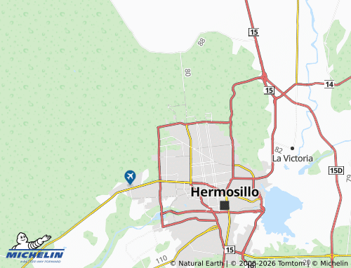 MICHELIN Nueva Victoria map - ViaMichelin