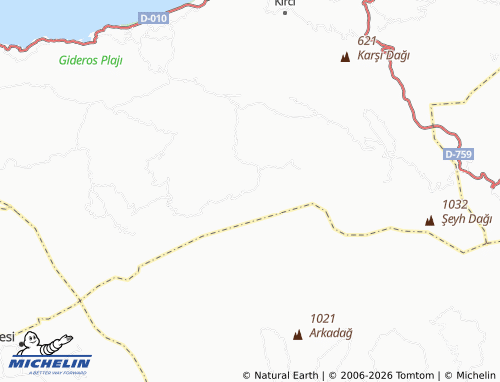 Mapa MICHELIN Menük - ViaMichelin