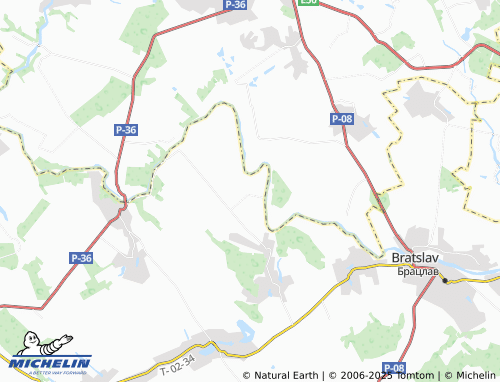 MICHELIN Vyhnanka map - ViaMichelin