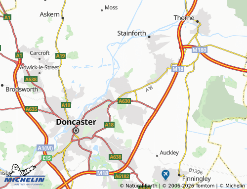 Carte MICHELIN Edenthorpe - ViaMichelin
