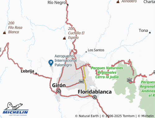 MICHELIN El Plan map - ViaMichelin