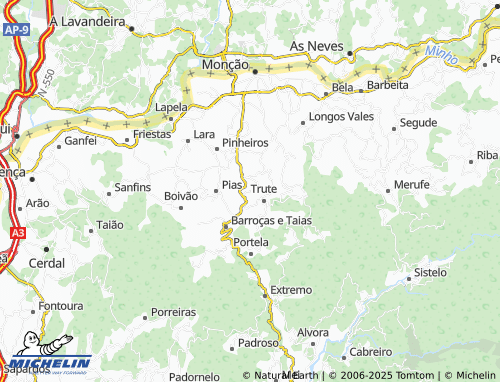 MICHELIN Cidade map - ViaMichelin