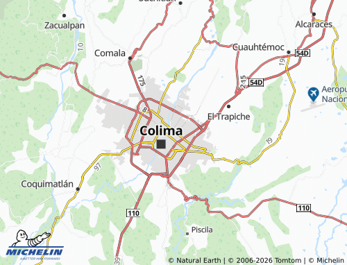 MICHELIN Lomas Vista Hermosa map - ViaMichelin