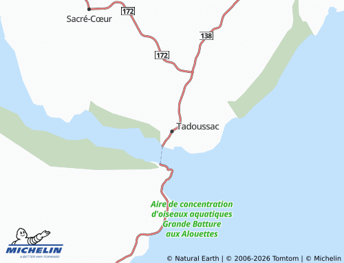 Mappa MICHELIN Tadoussac - ViaMichelin