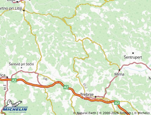 MICHELIN-Landkarte Čatež - ViaMichelin