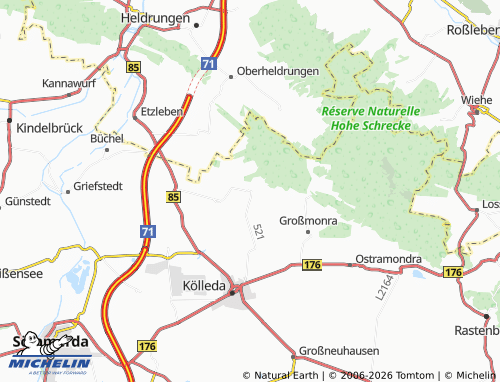 Kaart MICHELIN Beichlingen - ViaMichelin