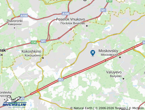Carte MICHELIN Postnikovo - ViaMichelin