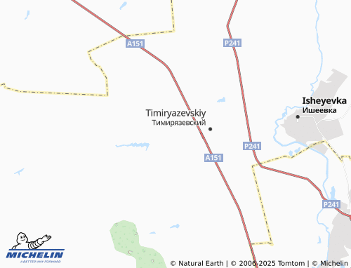 MICHELIN Novyy Uren' map - ViaMichelin