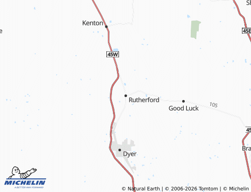 Mappa MICHELIN Rutherford - ViaMichelin