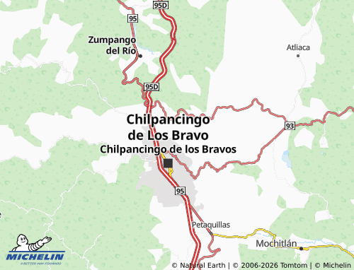 Carte MICHELIN Bosques del Oriente - ViaMichelin