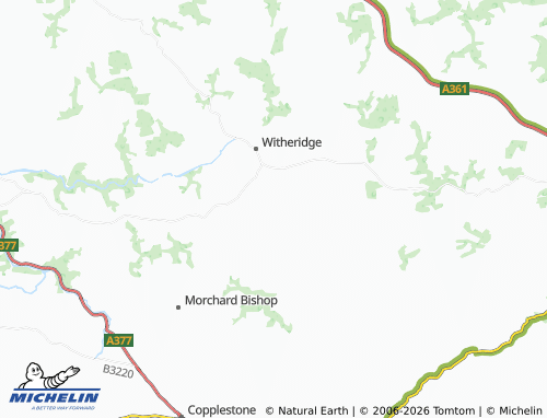 Mapa MICHELIN Washford Pyne - ViaMichelin