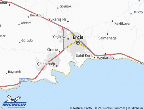 MICHELIN Çınarlı map - ViaMichelin