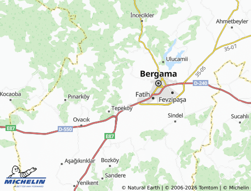 MICHELIN Kadriye map - ViaMichelin