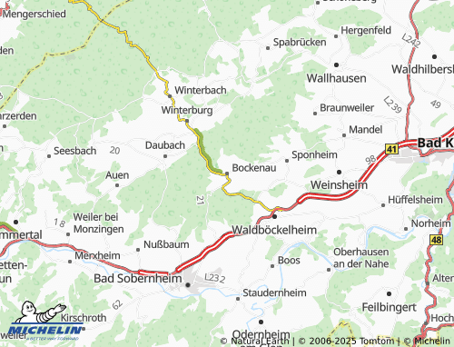 MICHELIN Bockenau map - ViaMichelin