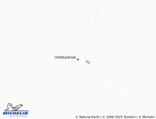 MICHELIN Umburanas map - ViaMichelin