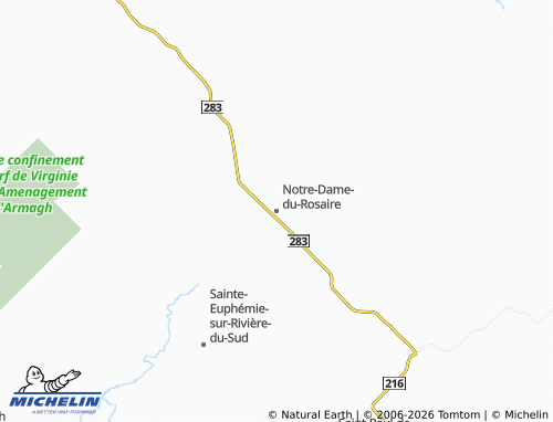 Mappa MICHELIN Notre-Dame-du-Rosaire - ViaMichelin