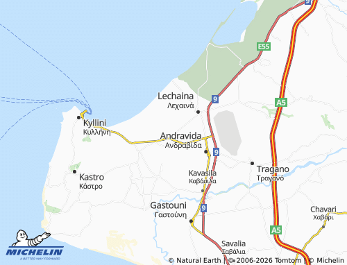 Carte MICHELIN Myrsini - ViaMichelin