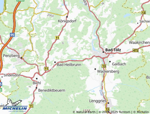 MICHELIN-Landkarte Buchberg - ViaMichelin