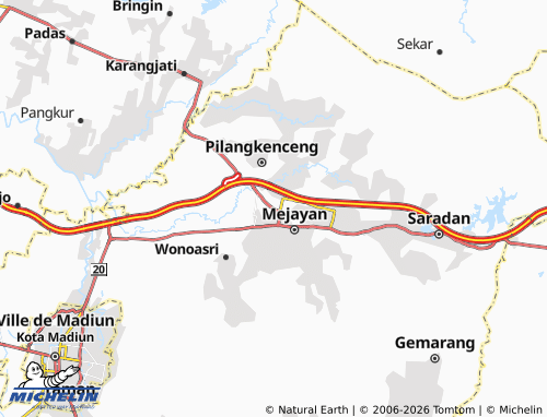 Carte MICHELIN Ngampel - ViaMichelin