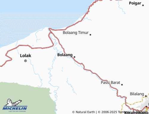 MICHELIN Bolaang map - ViaMichelin
