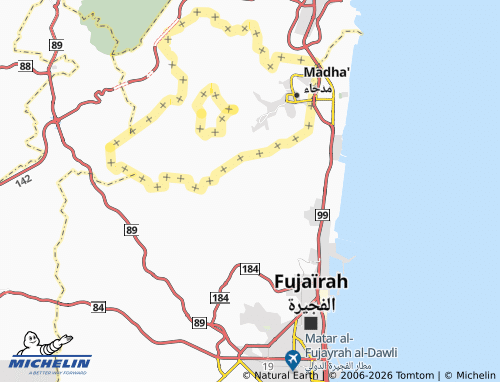 MICHELIN Safad Al Qrayyah map - ViaMichelin