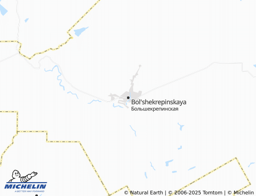 MICHELIN Bol'shekrepinskaya map - ViaMichelin