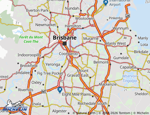 Mapa MICHELIN Stones Corner - ViaMichelin