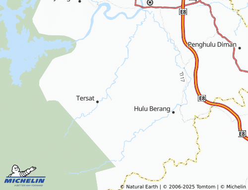 MICHELIN Kampung Bukit Beruang map - ViaMichelin