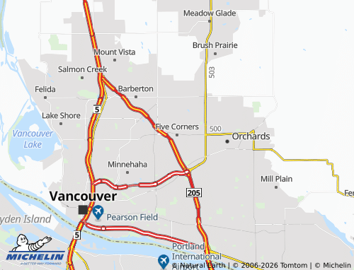 Mappa MICHELIN Five Corners - ViaMichelin