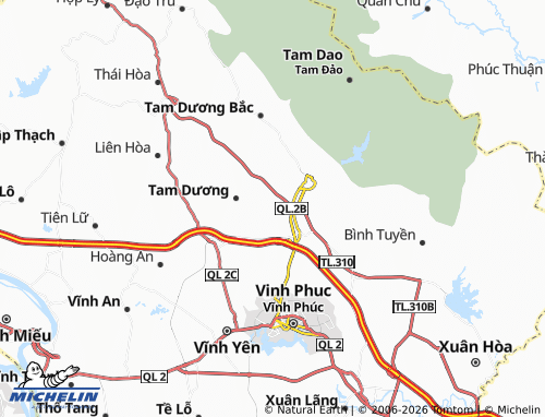 Mappa MICHELIN Kim Long - ViaMichelin