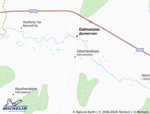 MICHELIN-Landkarte Zatechenskoye - ViaMichelin