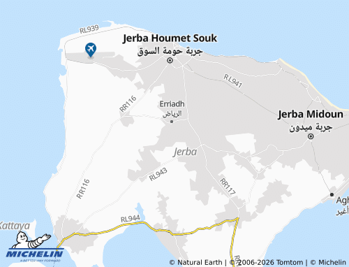 Mapa MICHELIN al-Ghareebah - ViaMichelin