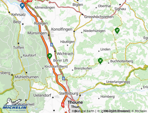 Mappa MICHELIN Oberdiessbach - ViaMichelin