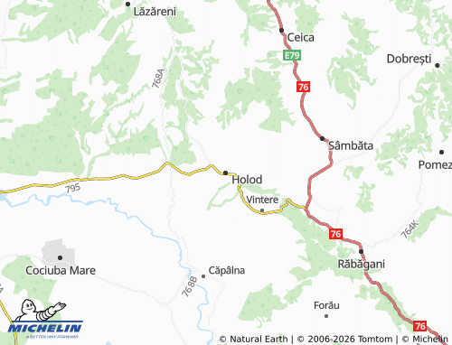 MICHELIN Holod map - ViaMichelin