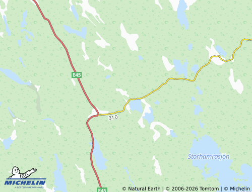 MICHELIN Sandsjö map - ViaMichelin