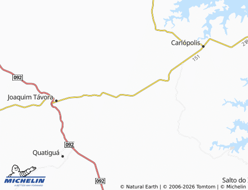 Mappa MICHELIN São Roque do Pinhal - ViaMichelin