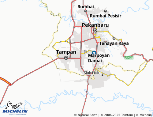 MICHELIN Sidomulyo Barat map - ViaMichelin