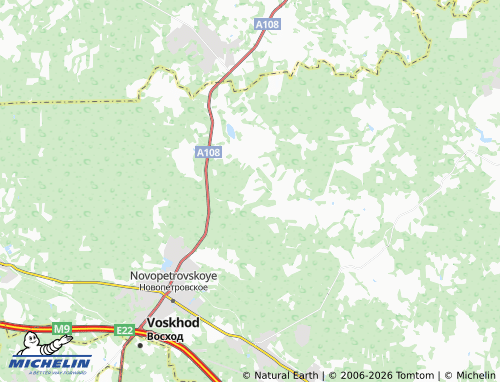 Carte MICHELIN Bodrovo - ViaMichelin