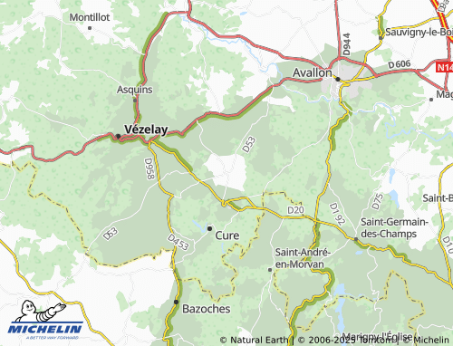 Carte MICHELIN Menades - ViaMichelin