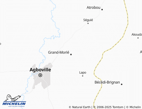 MICHELIN Grand-Morié map - ViaMichelin