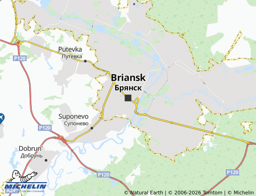 Carte MICHELIN Briansk - ViaMichelin