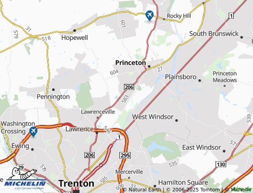 Carte MICHELIN Coxs Corner - ViaMichelin